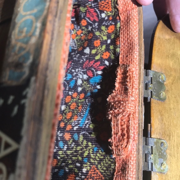 1956 autograph VINTAGE wood purse !! MUST SEE!! ❤️ - Picture 6 of 8